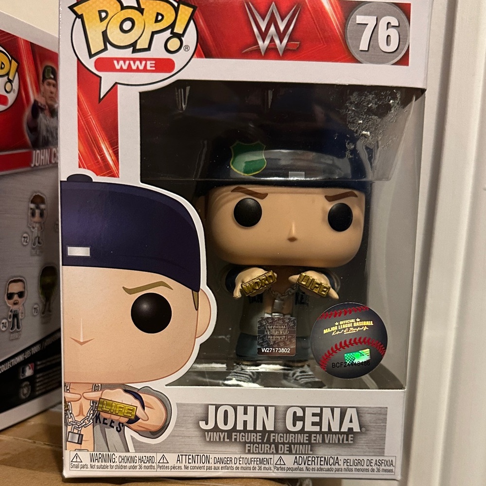 Pop WWE John Cena Figure with Blue Hat